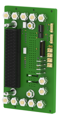 3U OpenVPX 2-Slot Backplane with 1 VPX Power and Ground plus 1 VITA 62 power supply slot