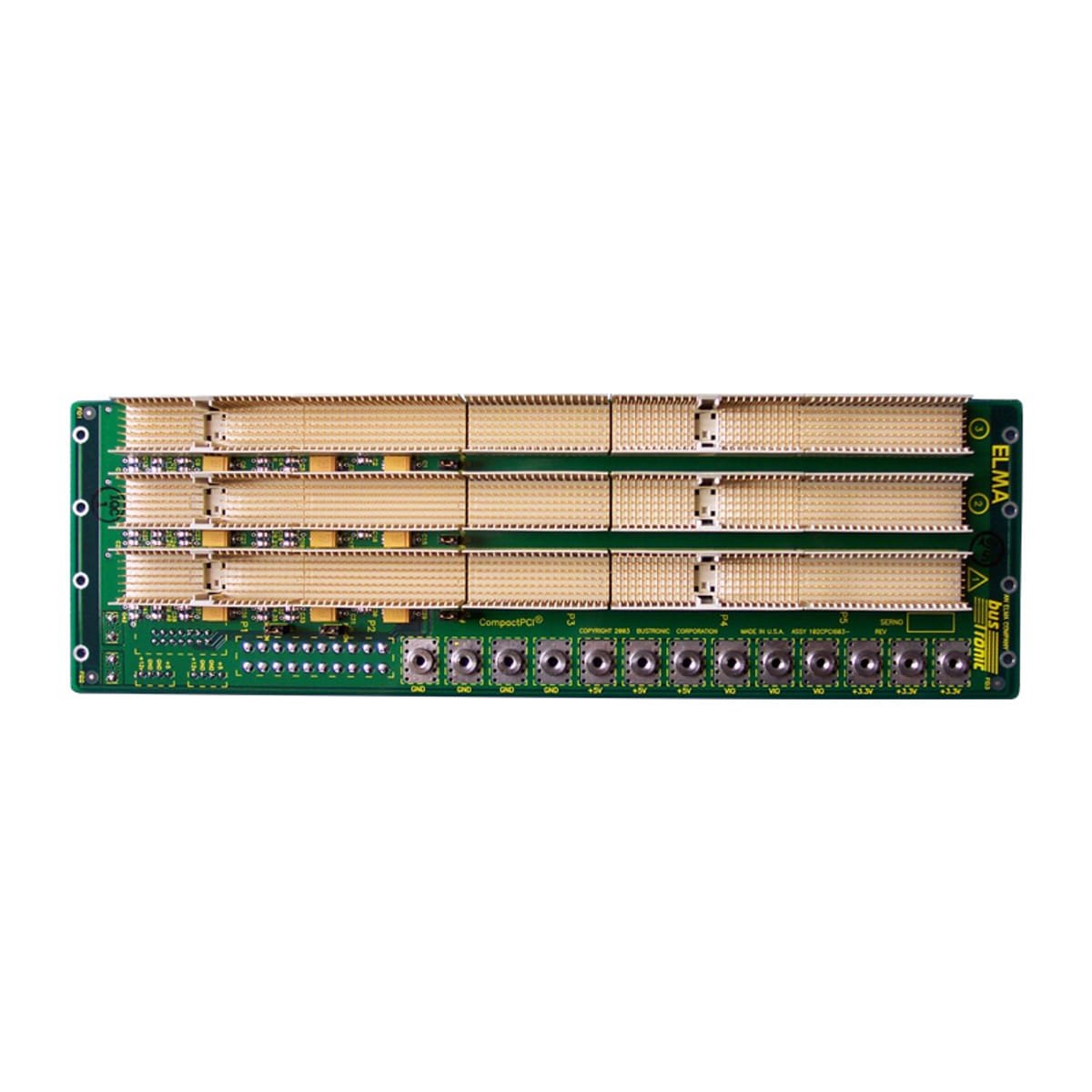 CompactPCI 6U 64 bit ATX 3 slot, P1-2s, P3-5l, RoHS – Elma Electronic