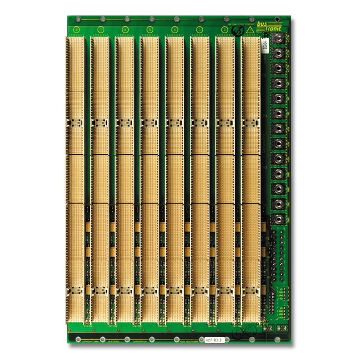 CompactPCI 6U 64 bit ATX 8 slot, P1-2s, P3-5l, RoHS – Elma Electronic