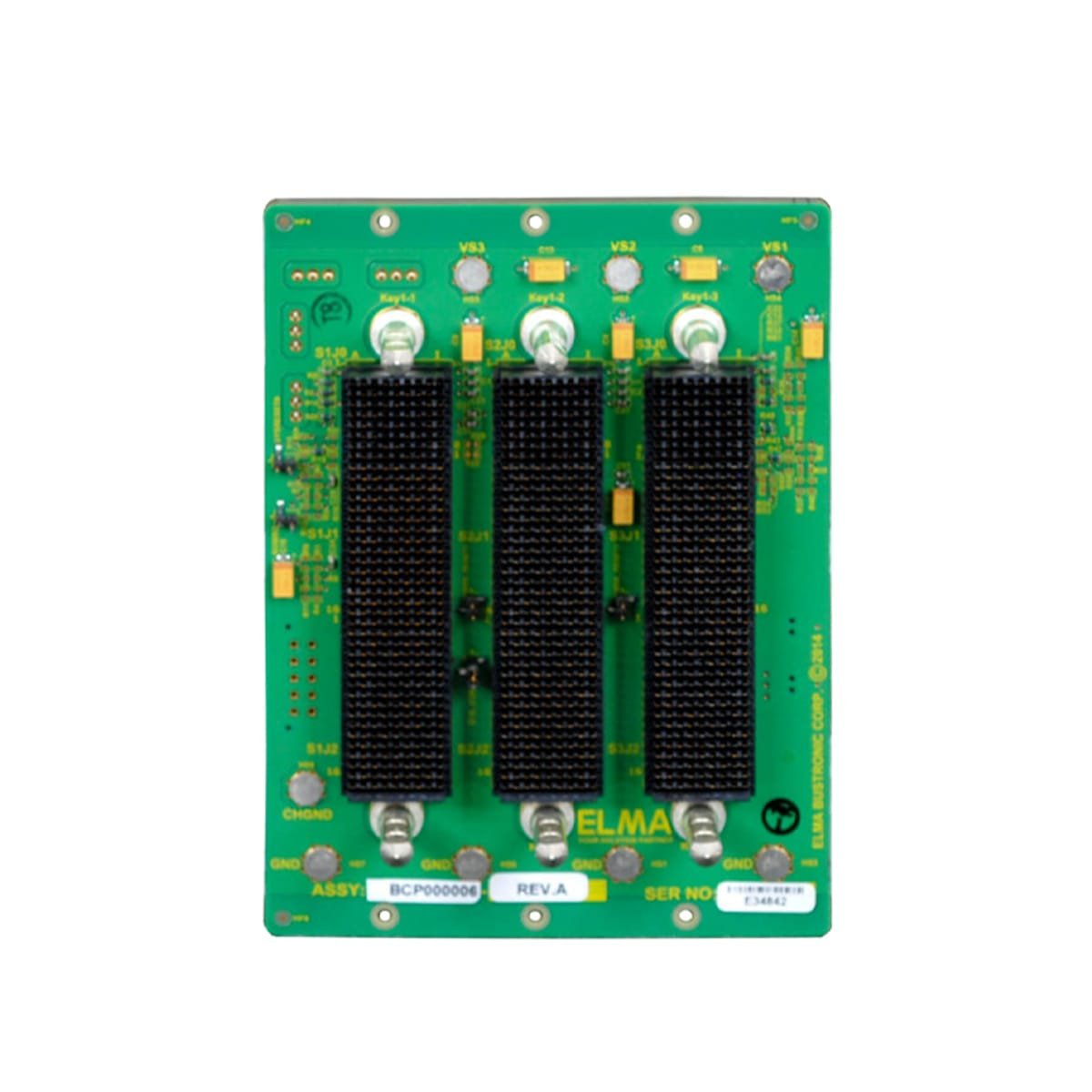 3U OpenVPX 3-Slot Profile BKP3-DIS03-15-2.XX-3 – Elma Electronic