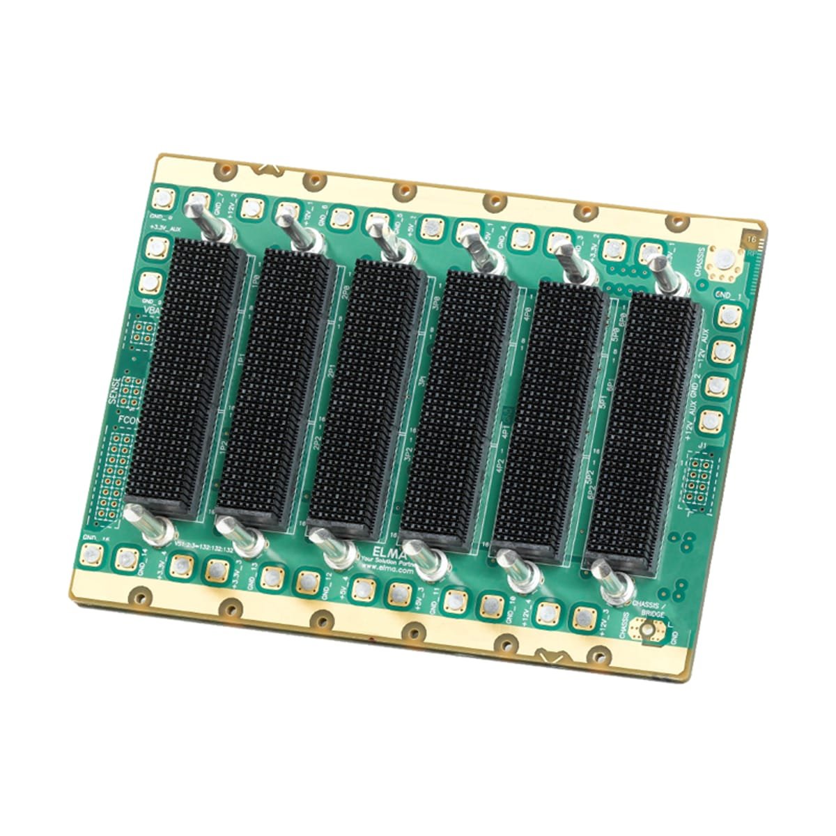 3U OpenVPX 6 Slot Profile BKP3-CEN06-15.2.2-3 – Elma Electronic