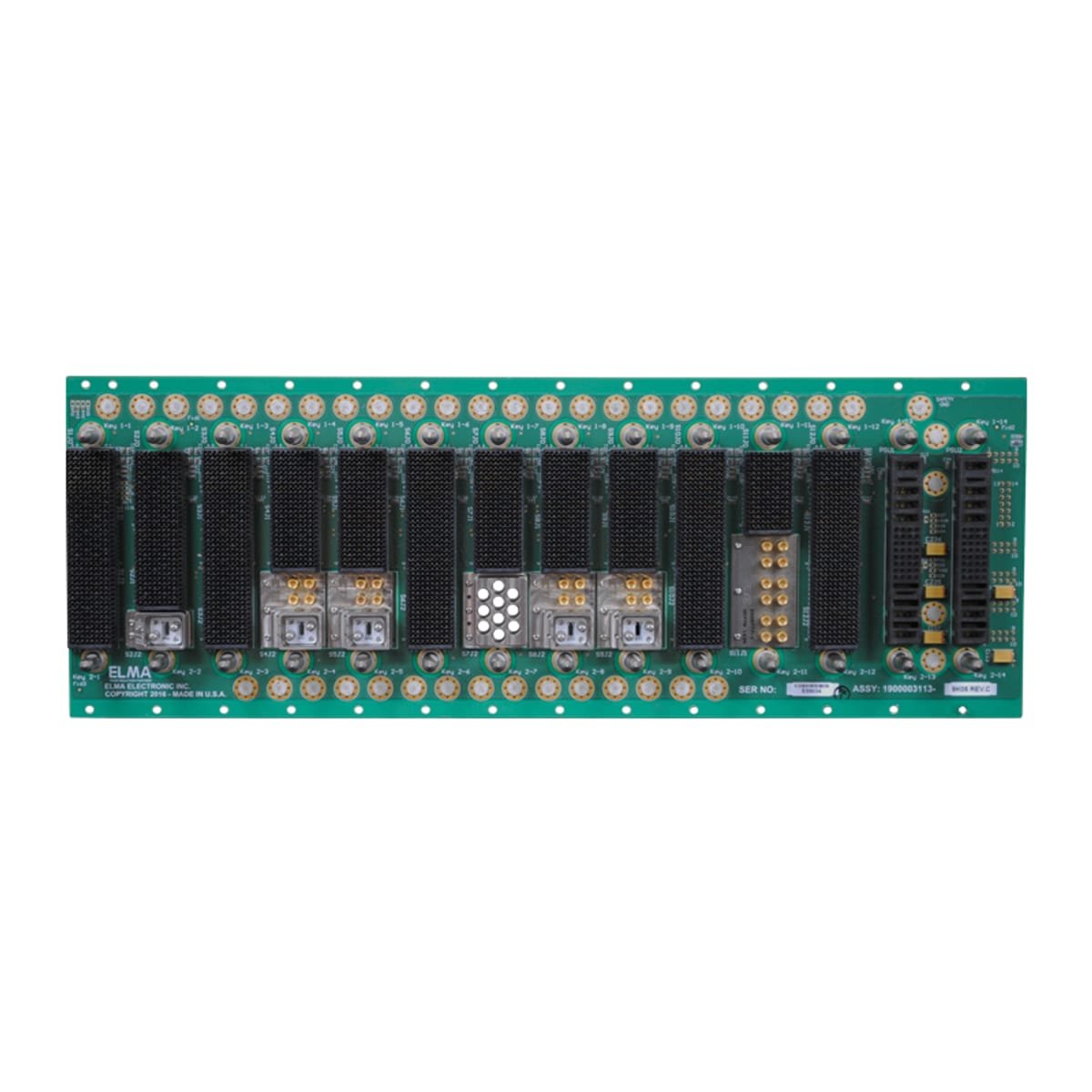 3U 12 Slot OpenVPX Backplane Aligned to SOSA & CMOSS with VITA 66 and ...