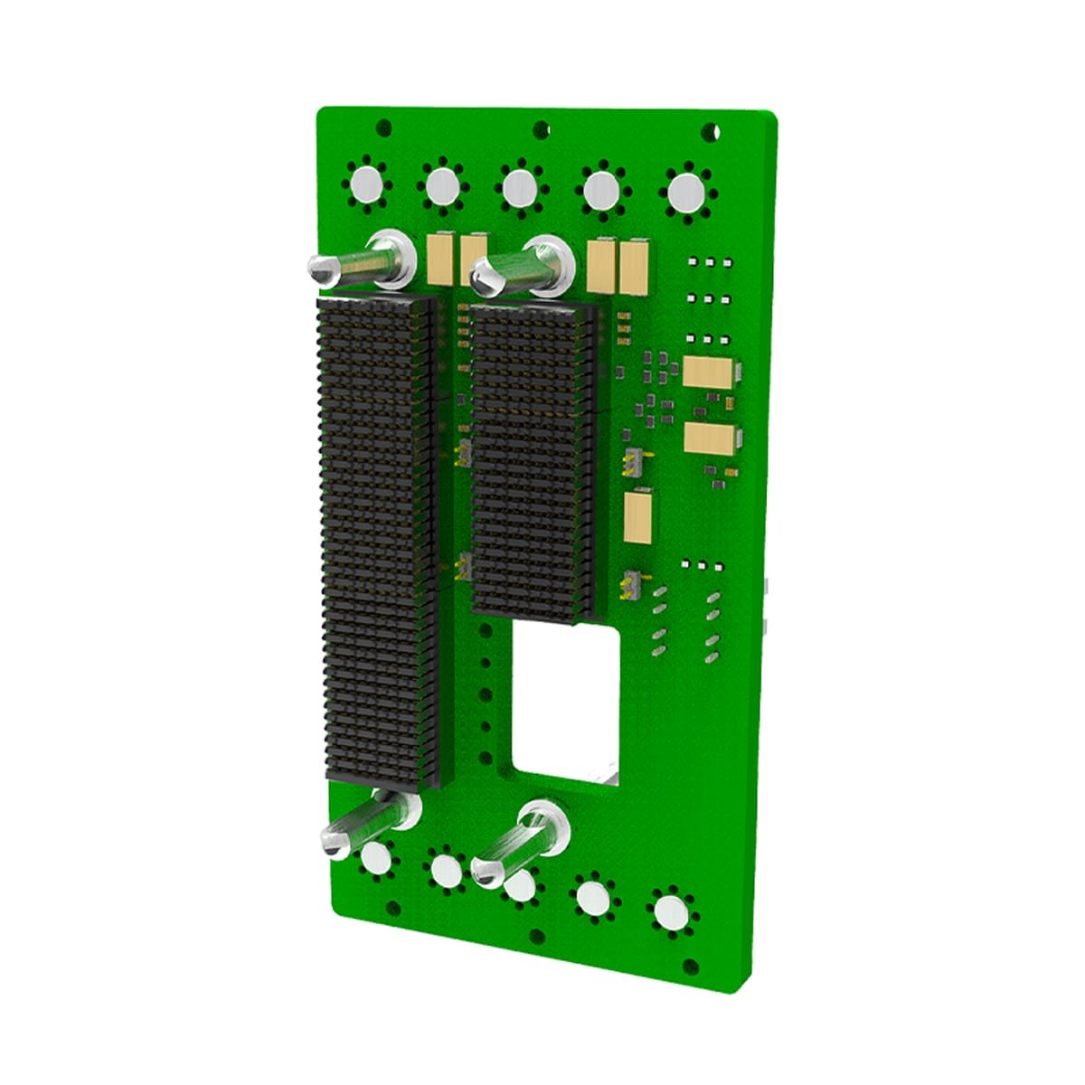 3U 2-slot OpenVPX Backplane Aligned to SOSA - VITA 67.3c Aperture