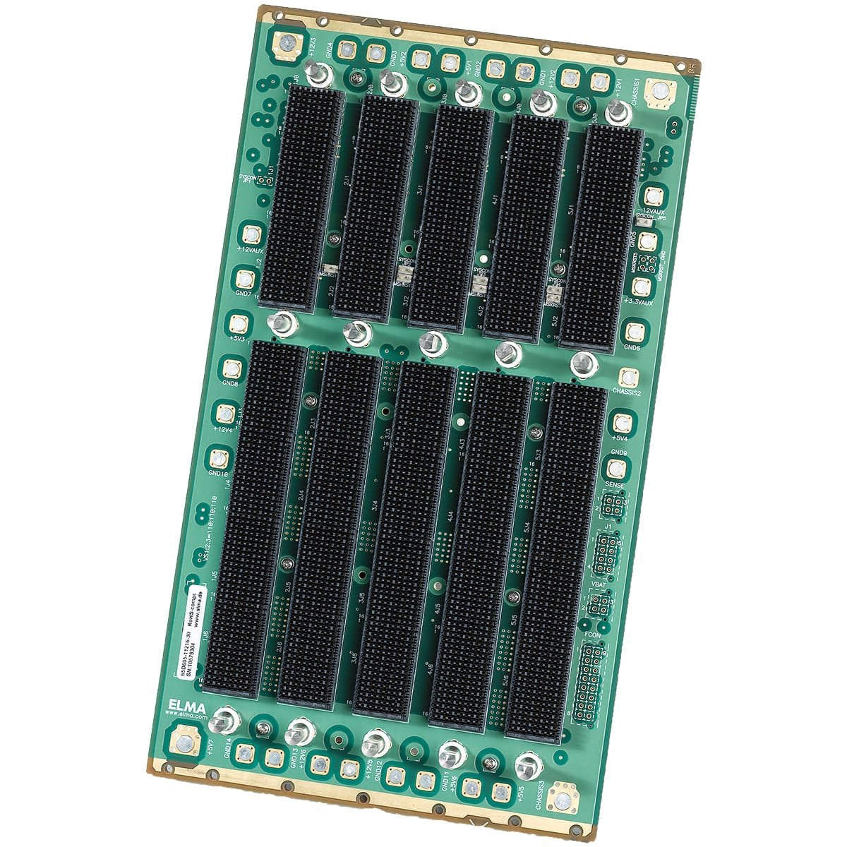 6U OpenVPX 5-slot Profile BKP6-DIS05-11.2.16-n – Elma Electronic