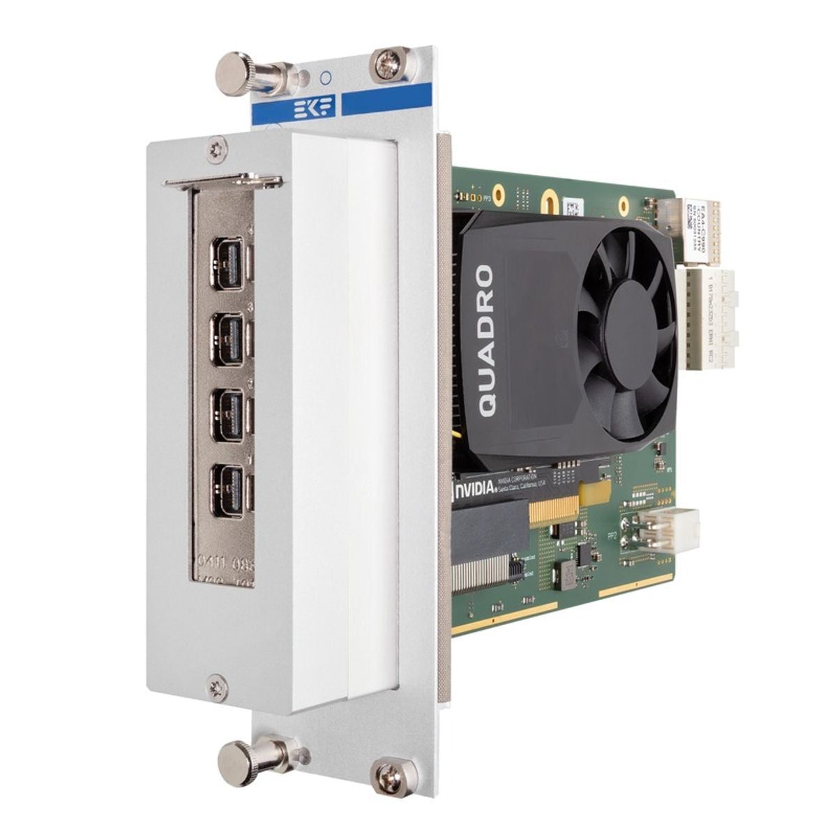 3U CompactPCI PCI Express Carrier with Nvidia Quadro GPU – Elma Electronic