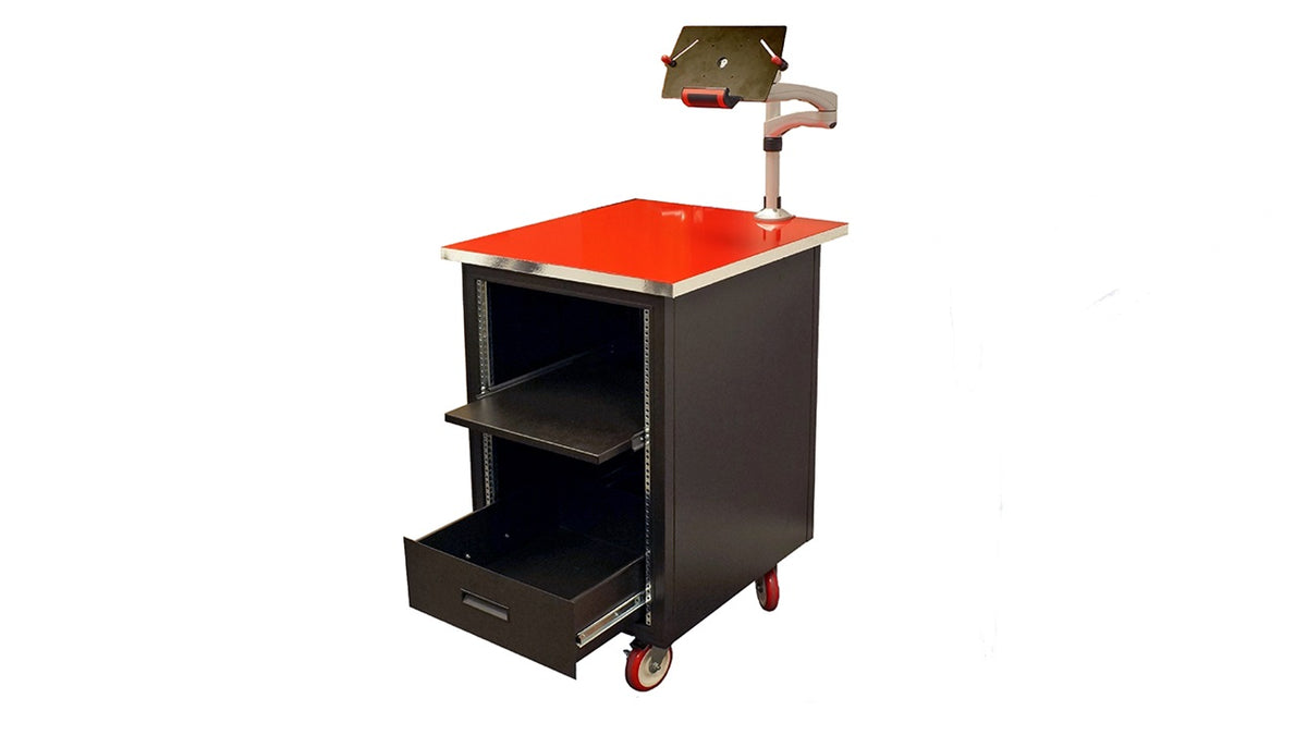 Mobile Rack Cart Mobile Carts & Pedestals – Elma Electronic