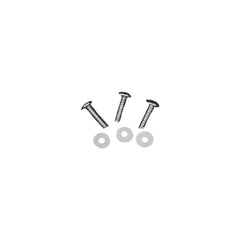 HW-1: Package of 100 decorative, chrome-plated Phillips head (No. 10-16 x 3/4) screws with protective nylon washers.